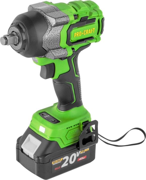 Produktbild Procraft PWA36-1B-C Akku Schlagschrauber 20 V 850 Nm 1/2" Brushless + 1x Akku 4,0 Ah + Ladegerät +