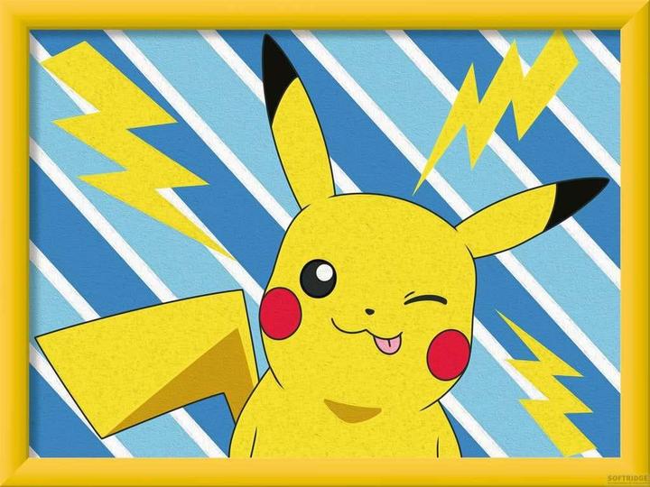 Immagine prodotto Ravensburger CreArt - Pittura per numeri 25557 - Pikachu - da 9 anni