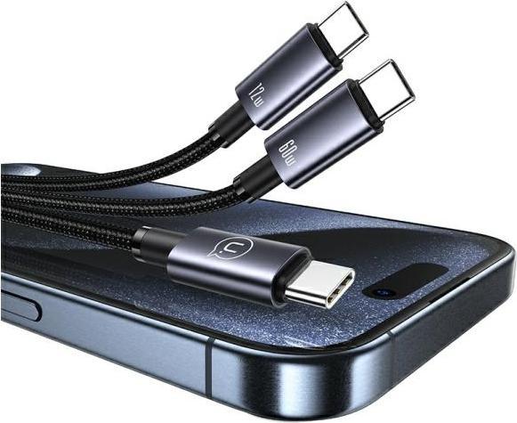 Produktbild Usams 2 in 1 USB - C (1.20 m, USB 2.0, 60 W)