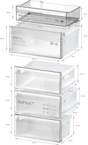 Immagine prodotto Bosch Hausgeräte KGN39EXCF (363 l)