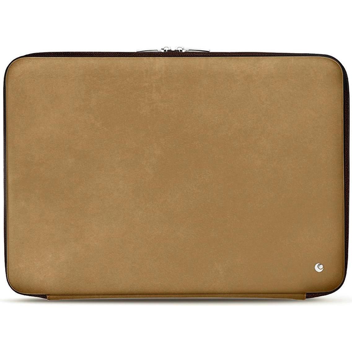 Noreve Lederhülle, Notebooktasche, Braun