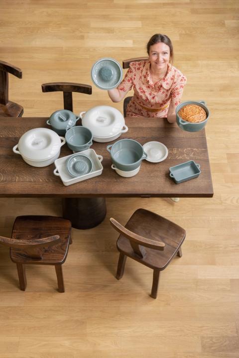 Produktbild Revol Bombance Runde Indu.Kasserolle 31 cm Alab. Weiss Induction (31 cm, Kochtopf)