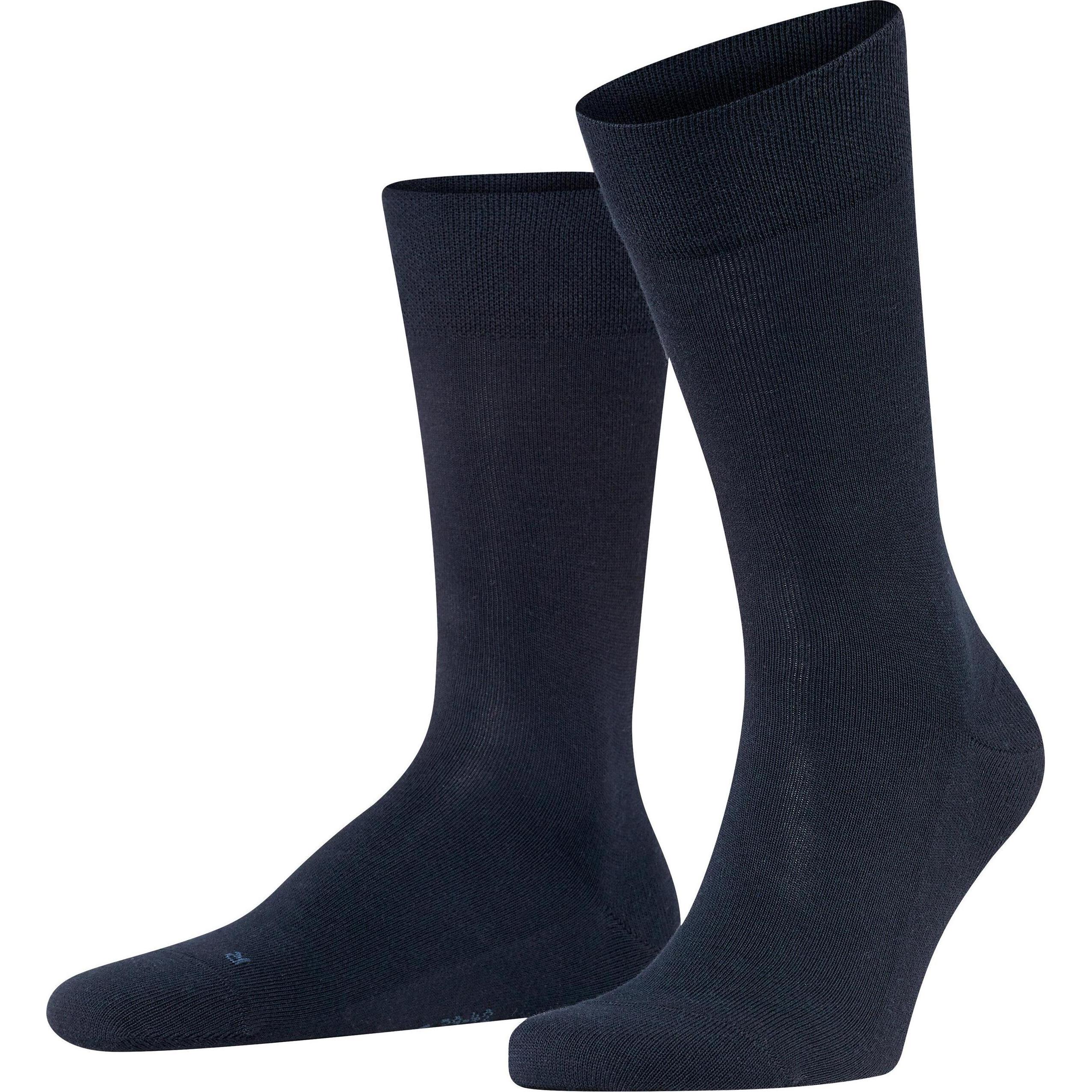 Falke, Herren, Socken, Socken Casual Stretch, Blau, (Einzelpack, 39 - 42)
