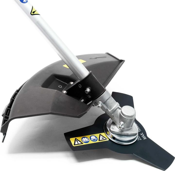 Produktbild Wiltec 2in1 Benzin Rasentrimmer 1,76PS Motorsense Freischneider Rasenschneider (Trimmfaden, Metallschneideblatt)