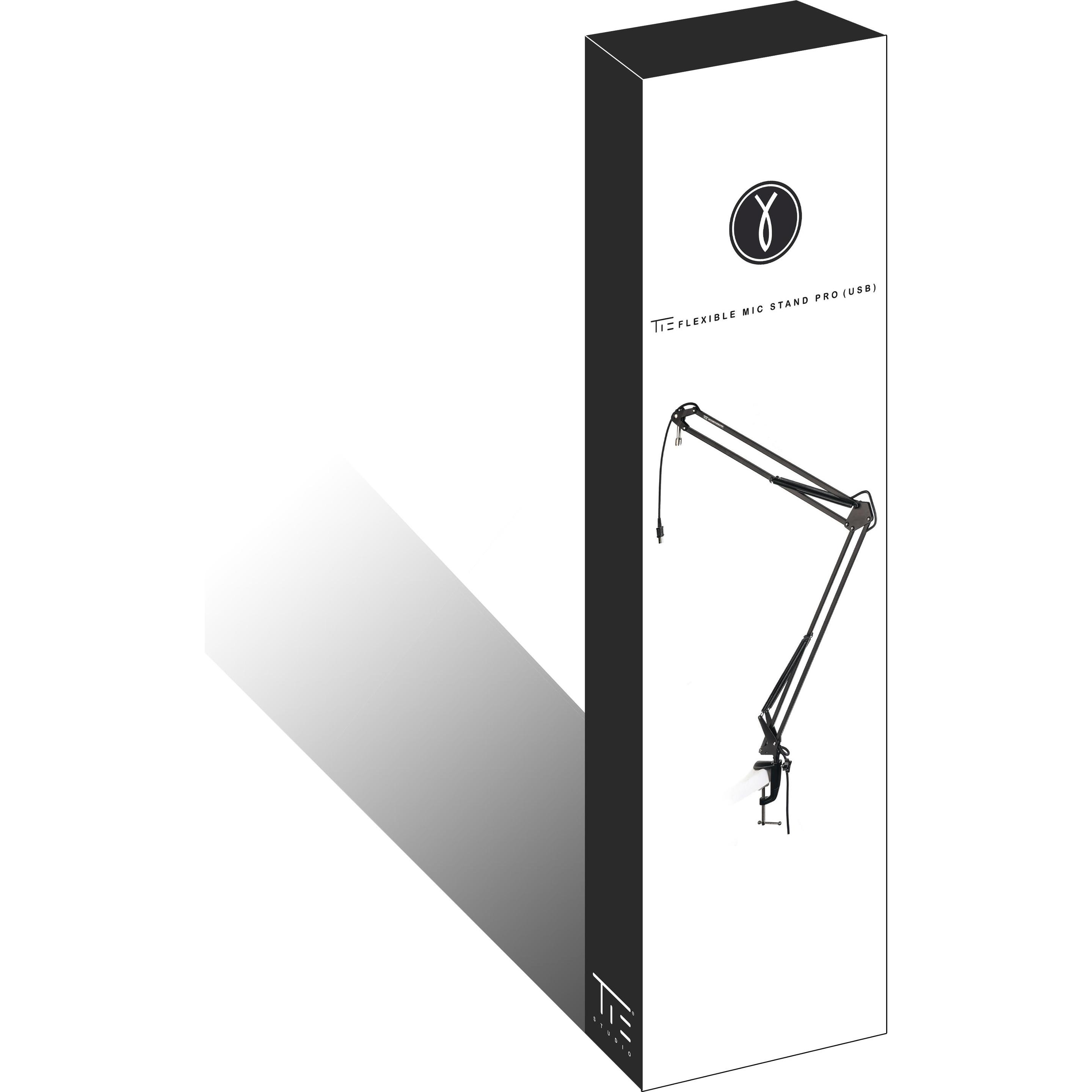 Tie Nero Supporto Flessibile Per Microfono Pro Usb, Treppiede Per Microfono,