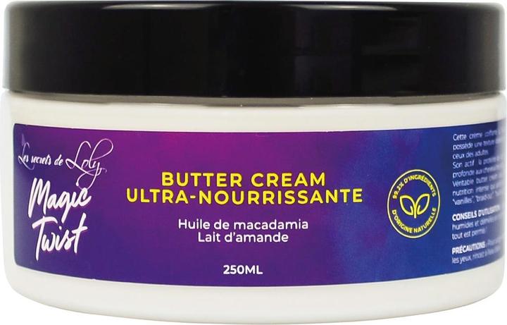 Image du produit Les Secrets de Loly Crème au beurre ultra-nourrissante (Crème capillaire, 250 ml)