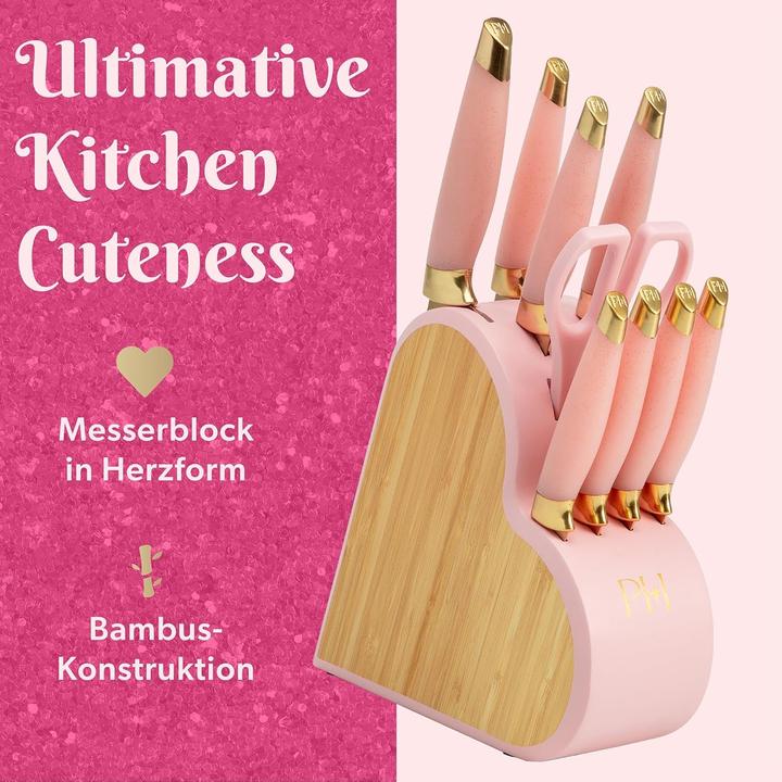 Produktbild Paris Hilton 10-teiliges Messerblockset