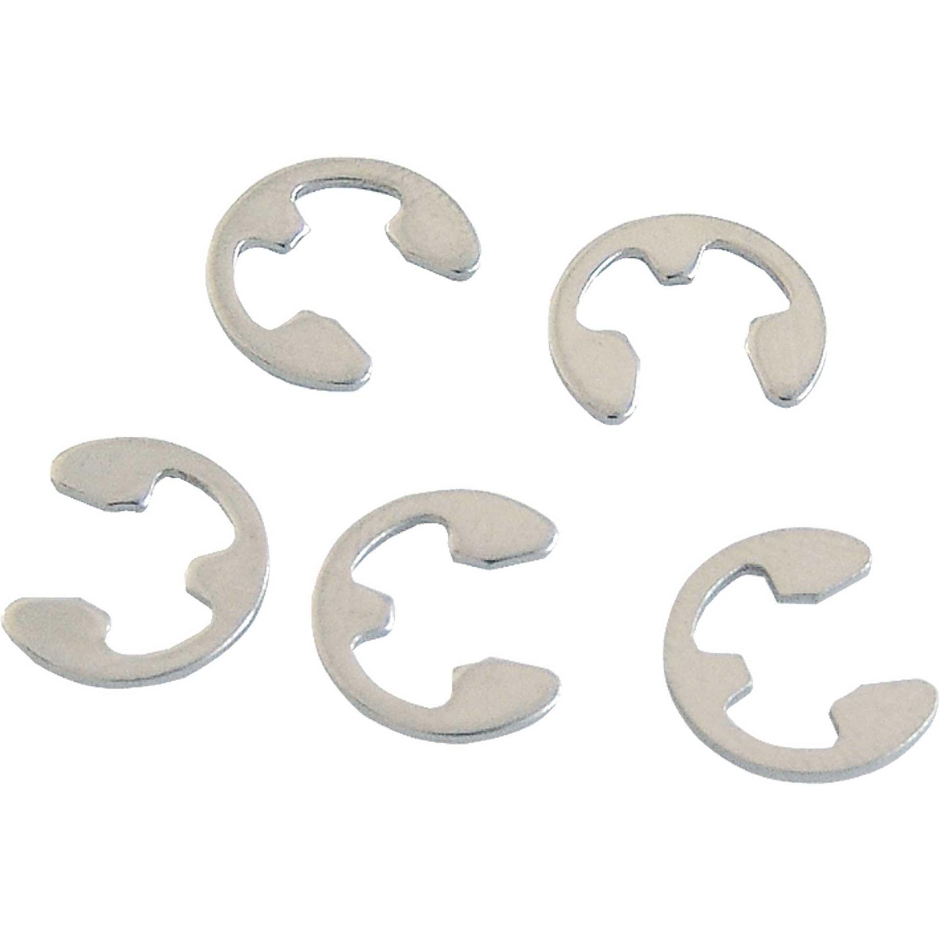 Modellbau Lindinger, Muttern + Unterlegscheiben, wellensicherungsringe 5mm 10stk. edelstahl, rostfrei (M5)