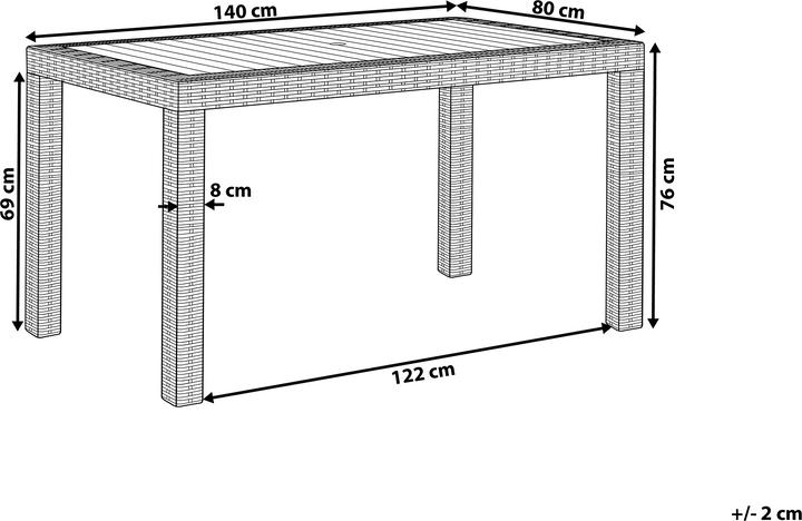 Actual product image Beliani Fossano (80 cm)