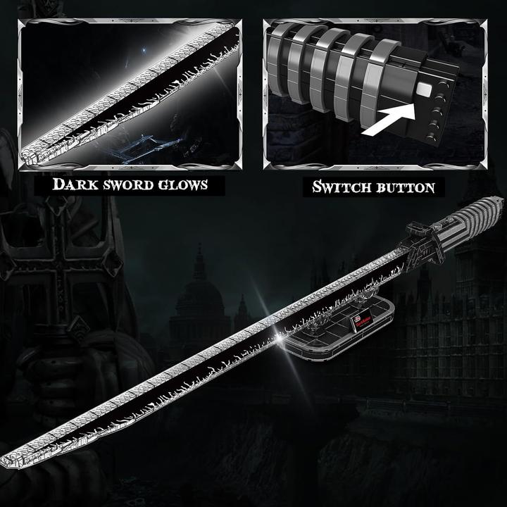 Actual product image Mould King Technik: Dunkelschwert Darksaber mit Beleuchtung