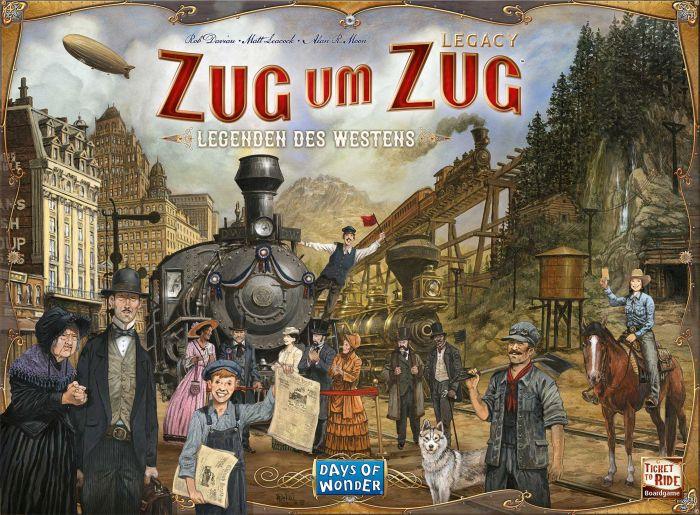 Produktbild Days of Wonder Zug um Zug Legacy: Legenden des Westens (Deutsch)