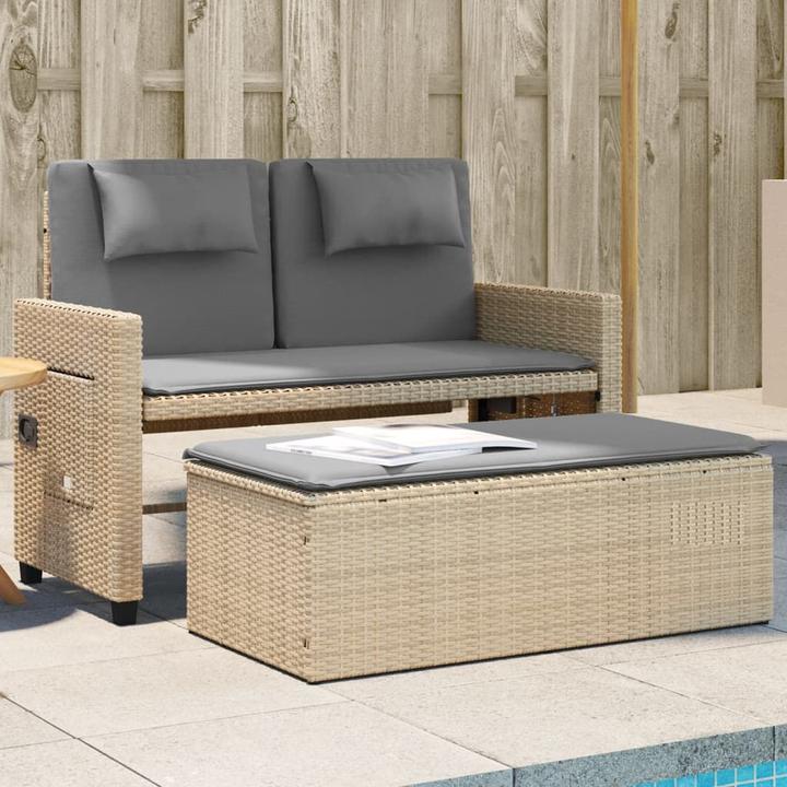 Image du produit vidaXL Ensemble salon de jardin 10 pièces avec coussins
