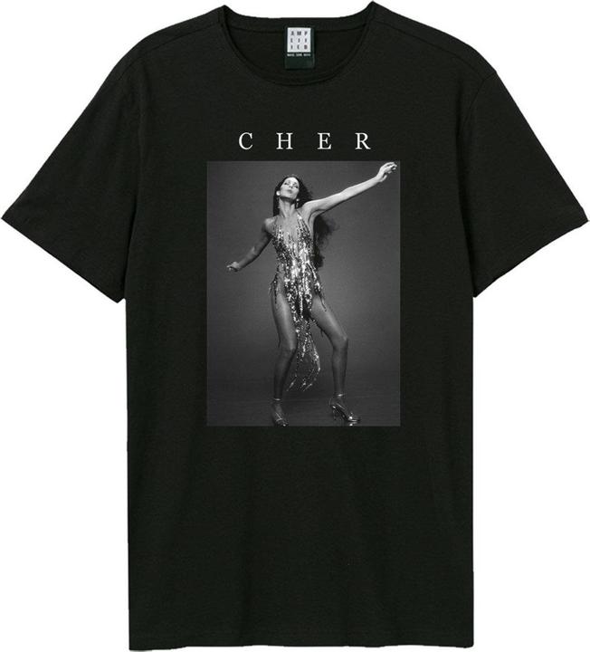 Immagine prodotto Amplified 60s Portrait Maglietta Cher Adulto Unisex (L)