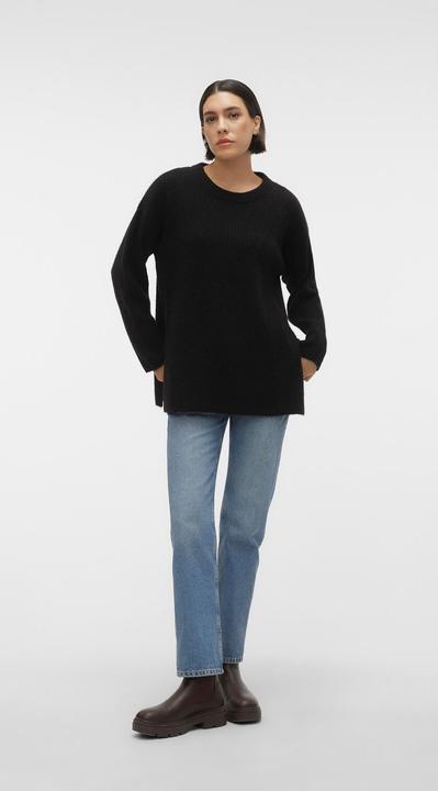 Produktbild Vero Moda Rundhals Tief angesetzte Schulter Pullover Strickpullover (M)