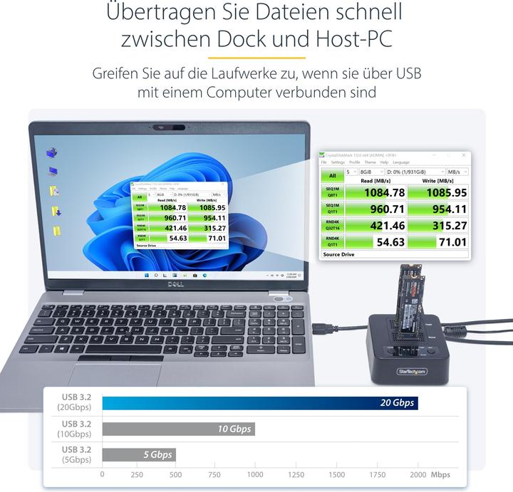 Actual product image StarTech 1:1 M.2 NVME DUPLICATOR