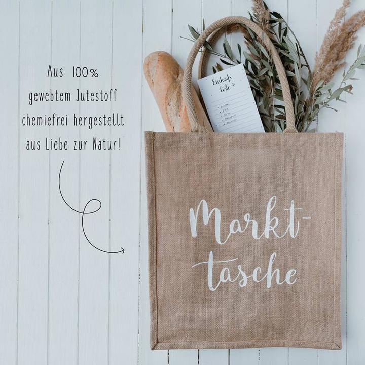 Produktbild Eulenschnitt Markttasche aus Jute