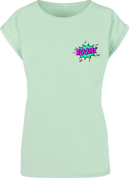 Produktbild Merchcode Ladies BOOM Comic Extended Shoulder Tee - 116849 (4XL)