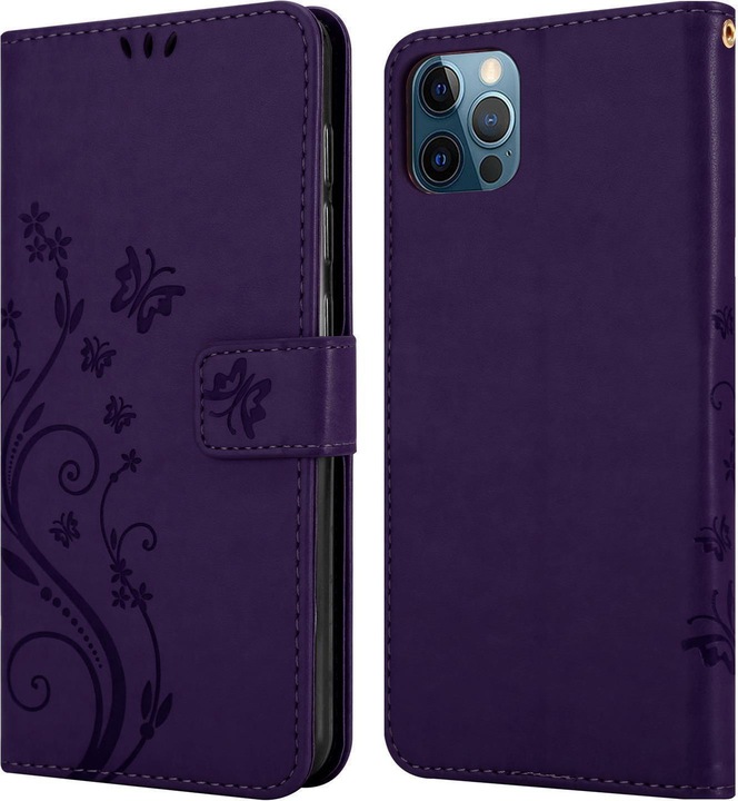Actual product image Cadorabo Flower Book cover (Apple iPhone 13 Pro)