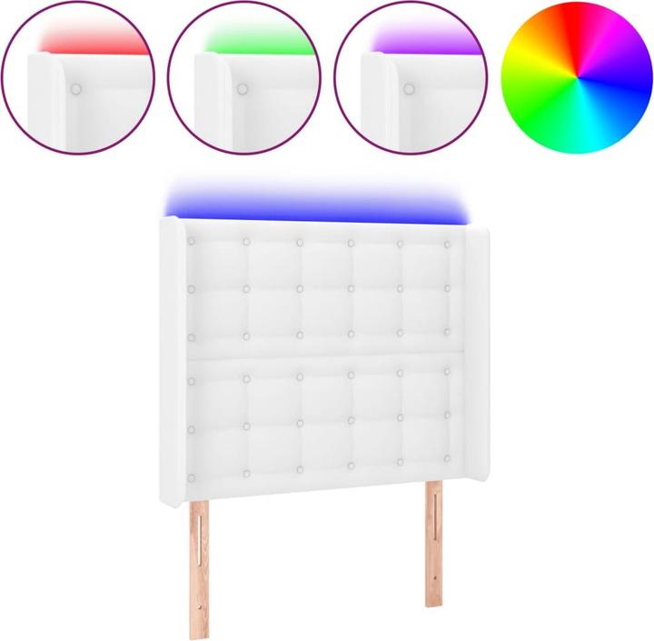 Actual product image vidaXL LED Kopfteil (93 x 16 x 88 cm)
