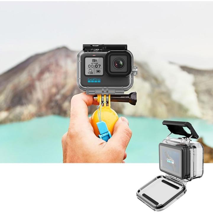Actual product image Tech-Protect Etui GA200 wodoodporne do GoPro Hero 9 / 10 / 11 / 12 - przezroczyste