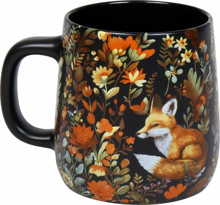 Actual product image Könitz Becher Forest Wildlife - Fox, New Bone China, Schwarz, 395 ml, 11 7 239 2958 (395 ml, 1 x)