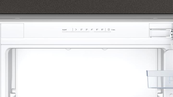 Actual product image Neff N 30, built-in fridge-freezer with bottom freezer compartment, 177.2 x 54.1 cm, flat hinge, KI7861F (260 l)