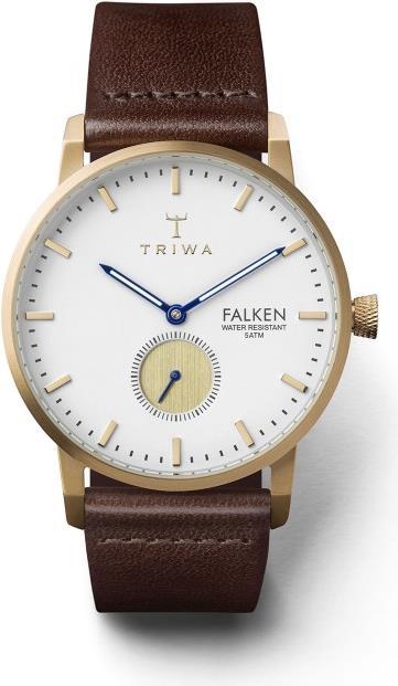 Actual product image Triwa Snow Falken Dark Brown Classic (Analogue wristwatch, 38 mm)