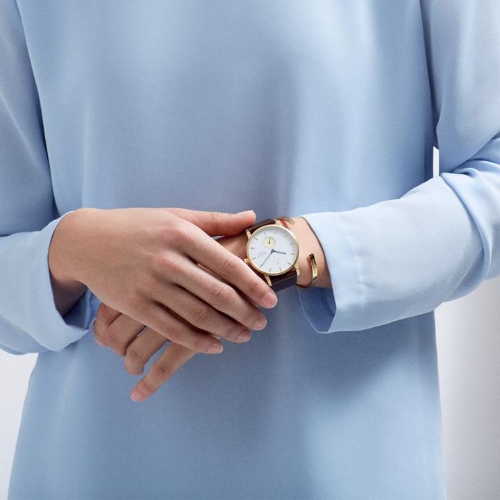 Actual product image Triwa Snow Falken Dark Brown Classic (Analogue wristwatch, 38 mm)