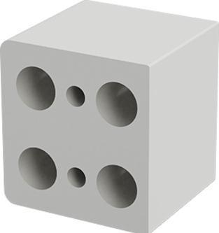 DistaCube 25 - Einzeln SW-M RAL 9003