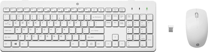 Actual product image HP 230 WL MOUSE+KB COMBO WHT 230