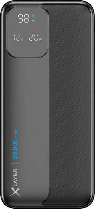 Image du produit Xlayer Powerbank Rapid 20.000 mAh schwarz (20000 mAh, 20 W, 74 Wh)