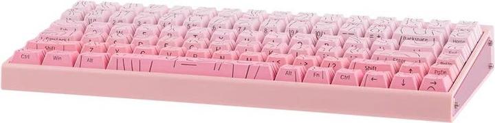 Produktbild Aula Gasket-Tastatur HERO84 HE PINK+Gradient+Contour Dragon King Switch RGB (DE, Kabelgebunden)