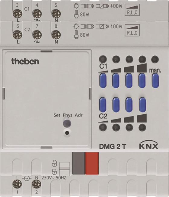 Actual product image Theben Dmg 2 T Knx (Dimming actuator)