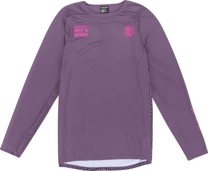 Actual product image Troy Lee Designs Skyline LS Jersey, Radioscape, deep purple, S (S)