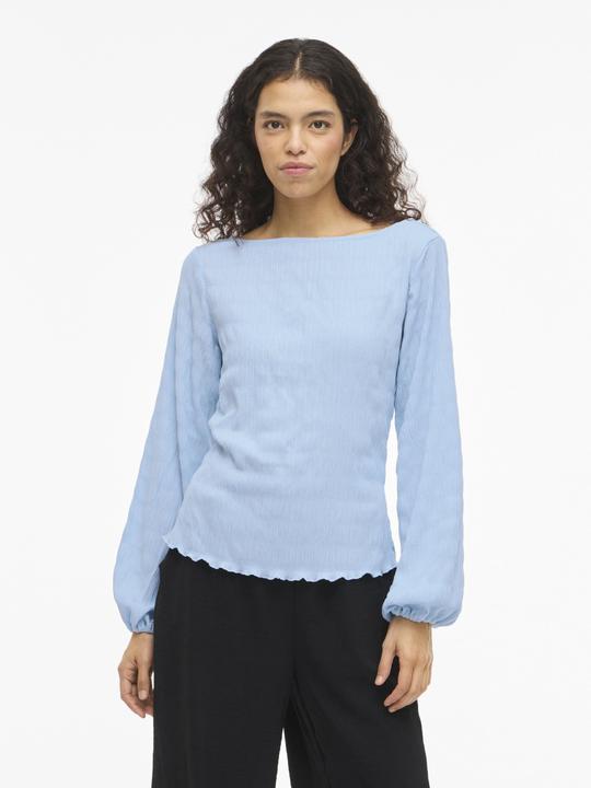 Immagine prodotto Vila VIINGRID U-Boot-Ausschnitt Oberteil mit langen Ärmeln (M)