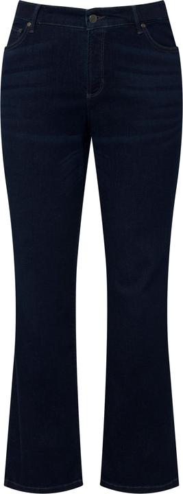 Image du produit Ulla Popken Jean en denim foncé, coupe 5 poches, taille élastique (54)