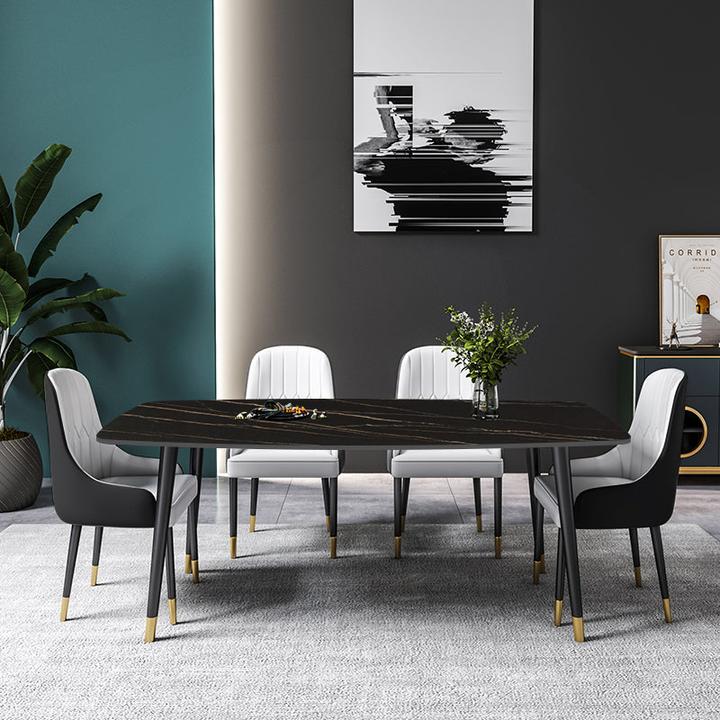 Image du produit Spa Solutions Table de salle à manger Milano Roland-Black 180 cm (180 x 80 x 75 cm)