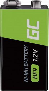 Image du produit GreenCell Batteries Rechargeables 2x 9V HF9 Ni-MH 250mAh - Batterie - Bloc 9V (2 pcs, 9V Block, D, 250 mAh)