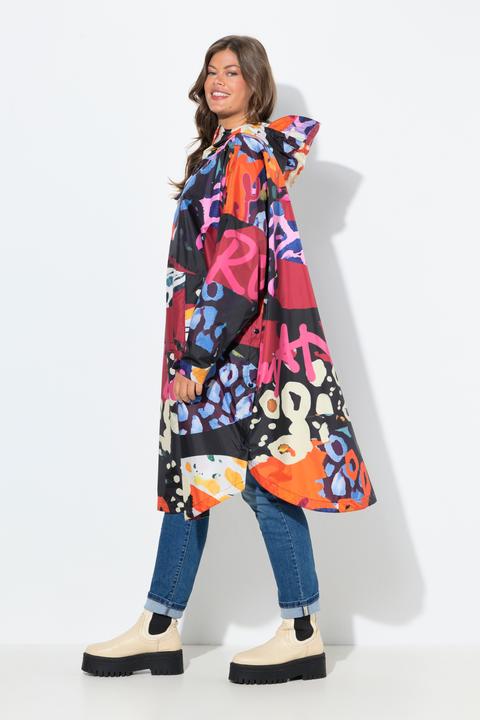 Produktbild Laurasøn Funktions-Regencape, Unisex, Print, Kapuze (One Size)