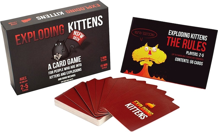 Actual product image Exploding Kittens NSFW Deck (English)