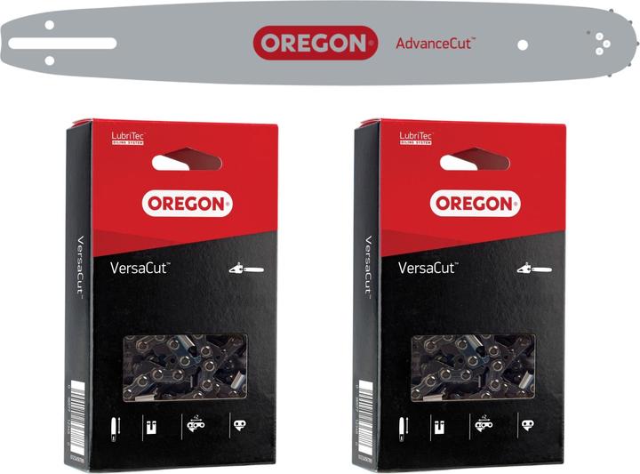 Produktbild Oregon VersaCut Kombo Führungsschiene + 2x Sägekette 40 cm 3/8" LP 1,3mm 56 TG ( 561660 ) (Kettensäge, Sägekette)