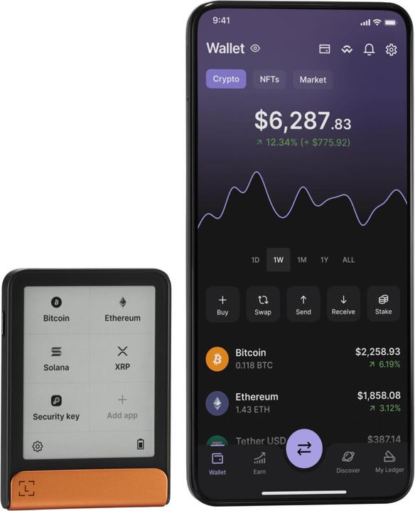 Immagine prodotto Ledger Flex (Altre, Ripple, Bitcoin, Litecoin, Cardano, TRON, Bitcoin Cash, Ethereum Classic, Dogecoin)