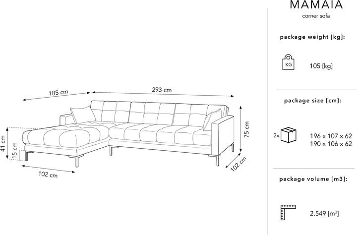 Actual product image Micadoni Mamaia (Corner sofa)