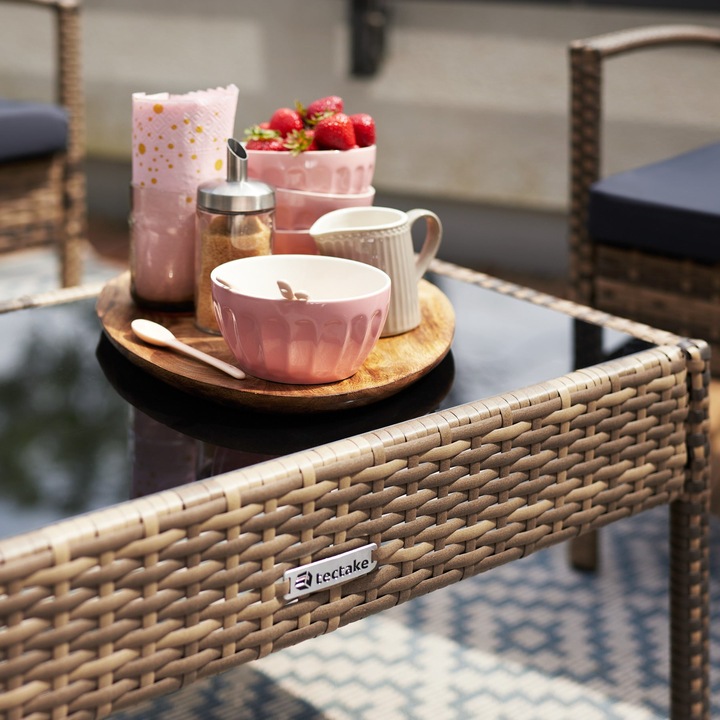 Actual product image tectake Rattan seating group