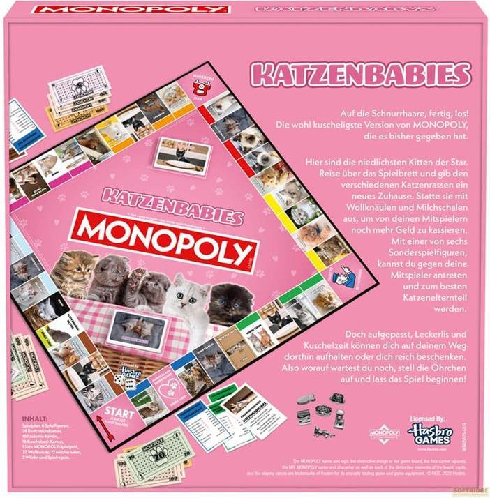 Produktbild Winning Moves Monopoly Katzenbabys (Deutsch, 2 - 6 Spieler)