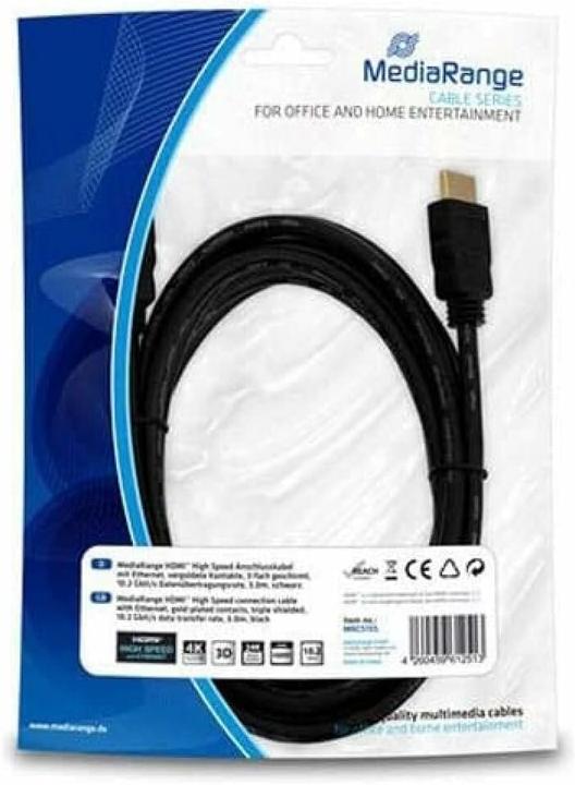 Image du produit MediaRange HDMI (Typ A) — HDMI (Typ A) (3 m)