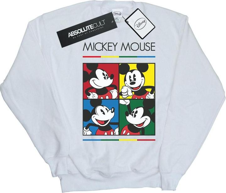 Produktbild Disney Mickey Mouse Square Colour Sweatshirt Mädchen (152, 158)