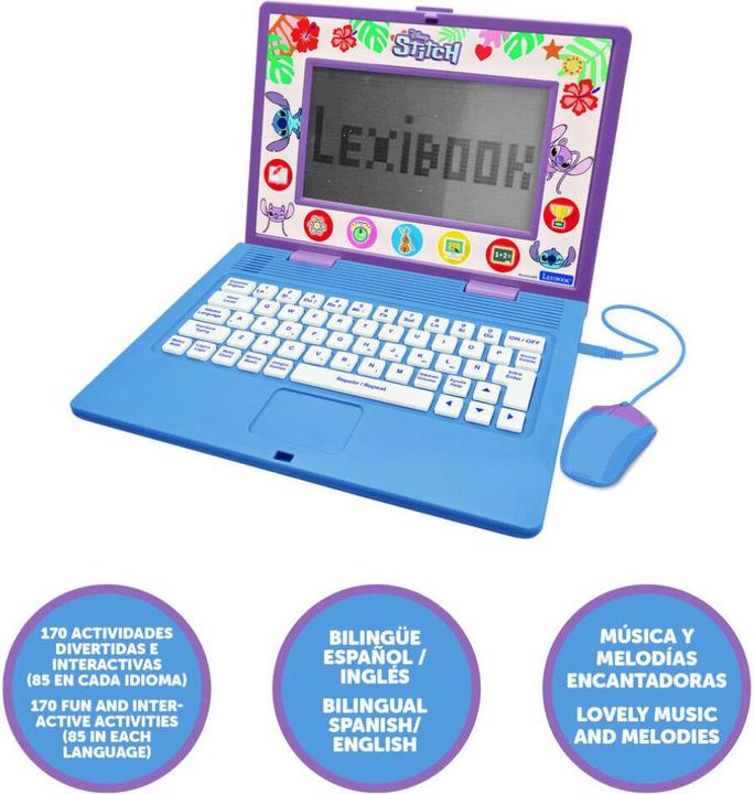 Productafbeelding Lexibook Laptop Stitch ES-EN (Spaans, Engels)