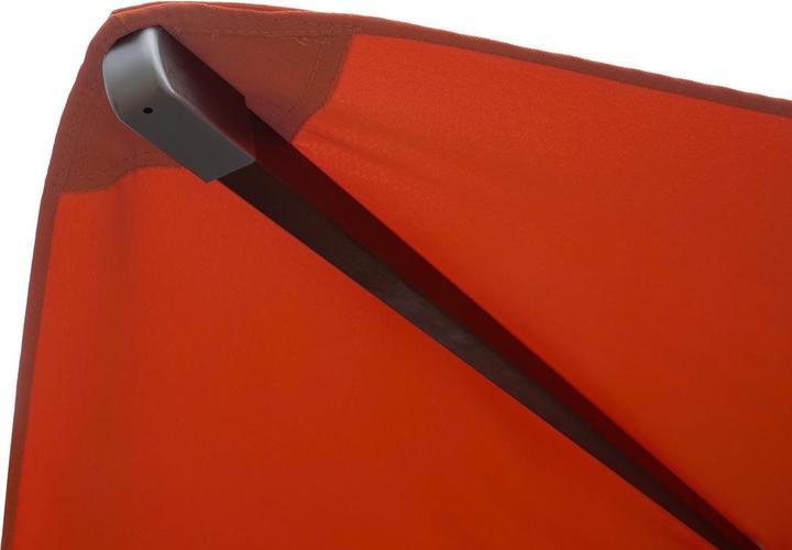 Image du produit Mendler Gastronomie Parasol en bois, Parasol de jardin, Polyester/bois 28kg, carré 4x4m corde antichoc - t (4 m)