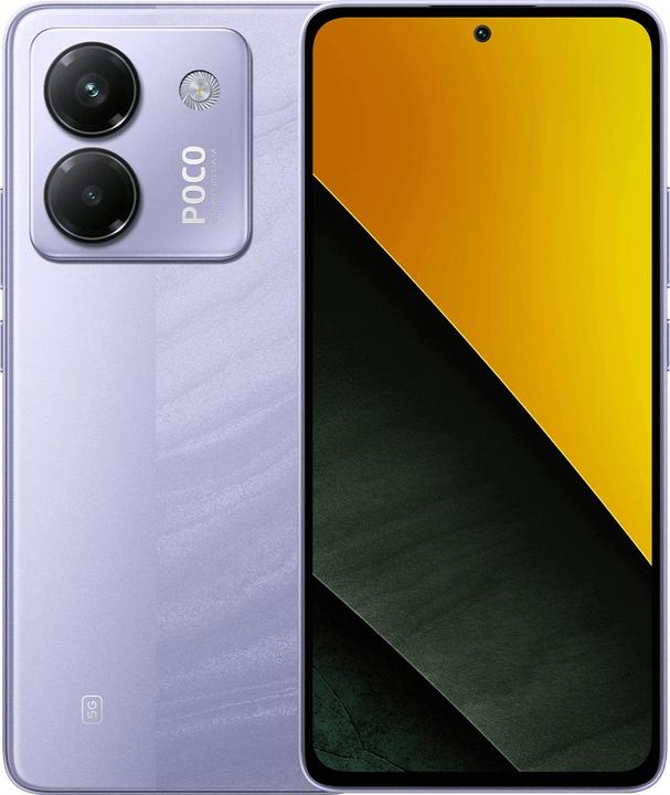 Actual product image Xiaomi Poco M7 Pro (256 GB, Purple, 6.67", Hybrid Dual SIM, 5G)